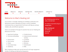 Tablet Screenshot of macsheating.ca